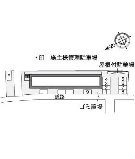 ★手数料０円★名古屋市昭和区車田町２丁目 月極駐車場